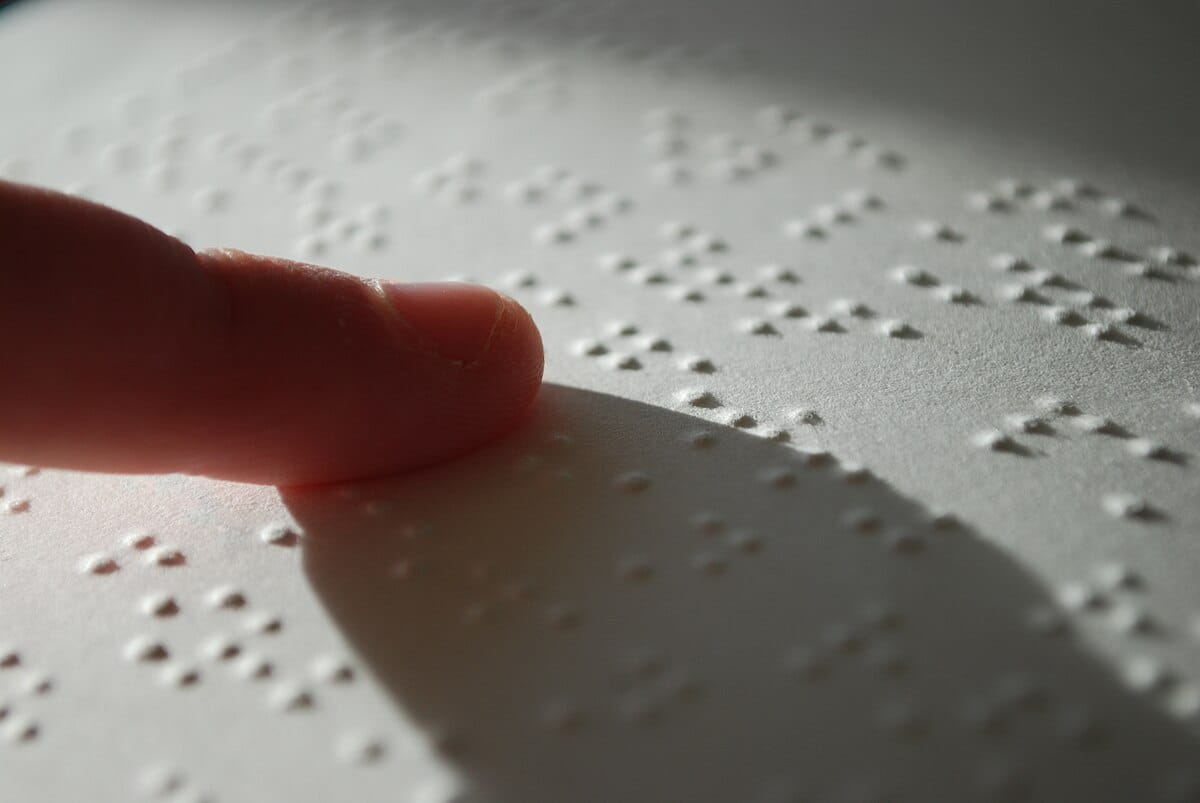 Reading Braille